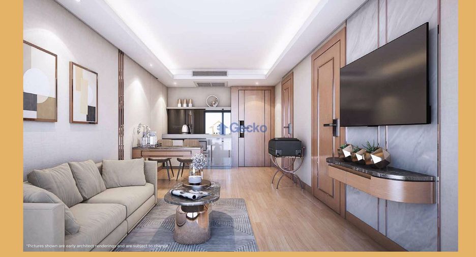 À vendre 1 chambre condo à Jomtien, Pattaya