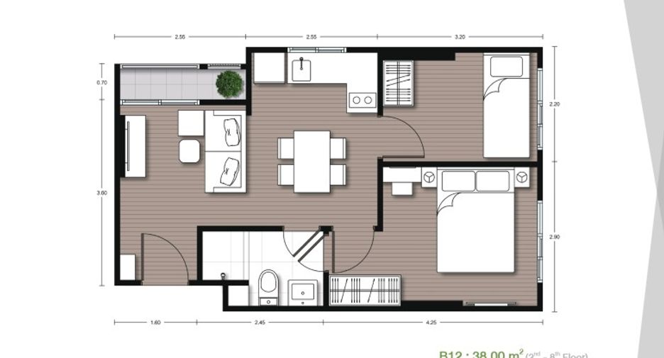For sale 2 ベッドルーム condo in Prawet, Bangkok
