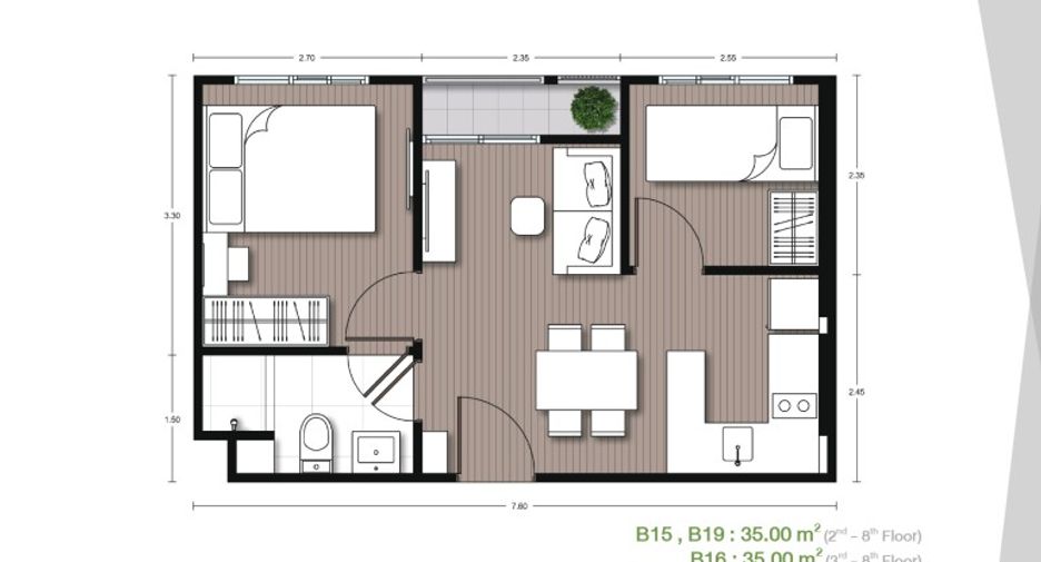 For sale 2 ベッドルーム condo in Prawet, Bangkok