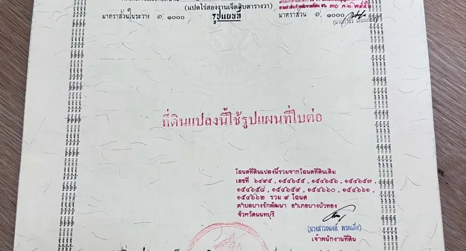 For sale land in Bang Bua Thong, Nonthaburi