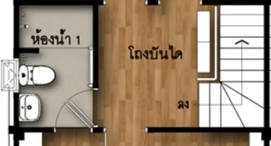 For rent 3 bedrooms townhouse in Lam Luk Ka, Pathum Thani
