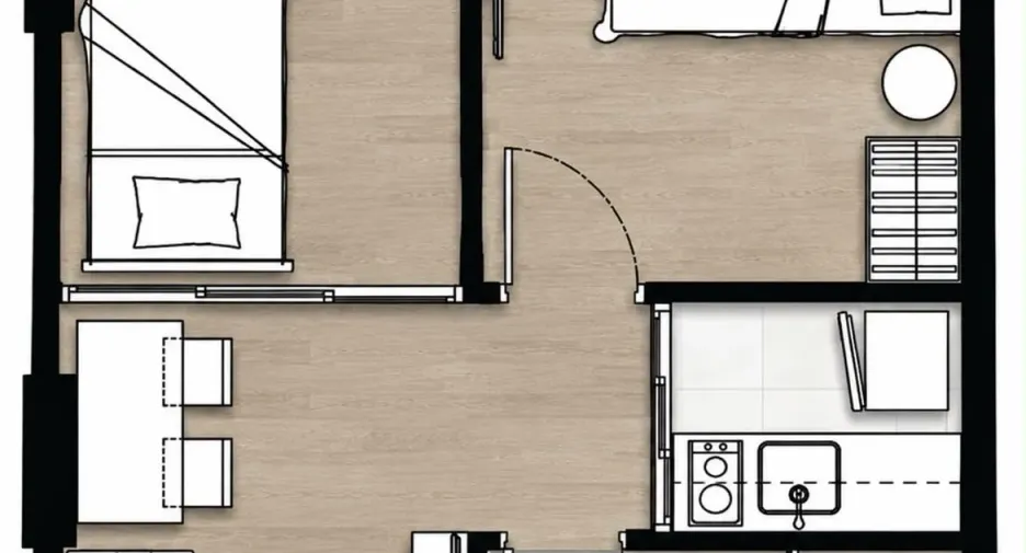 For rent 1 bed condo in Kathu, Phuket
