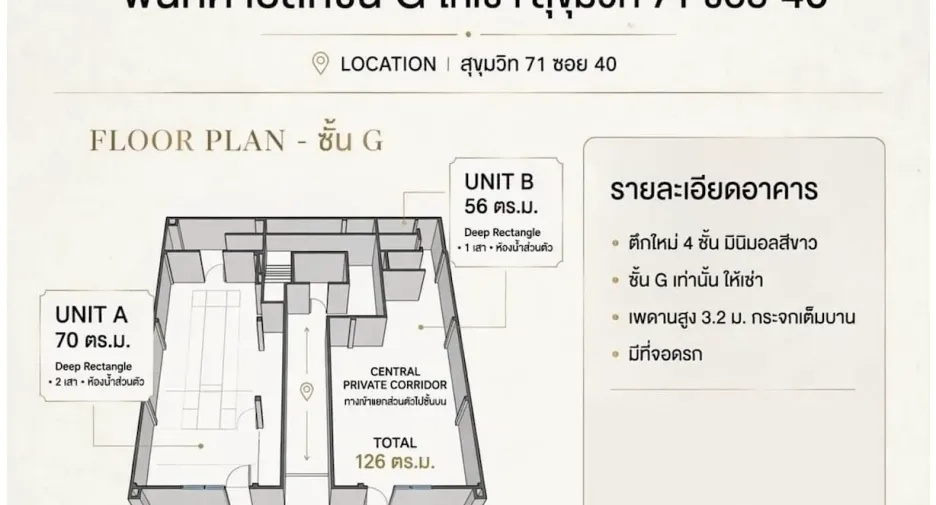 À louer bureau à Watthana, Bangkok