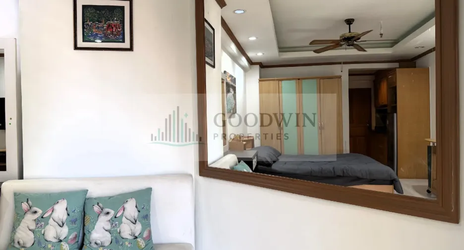 For rent studio condo in Jomtien, Pattaya