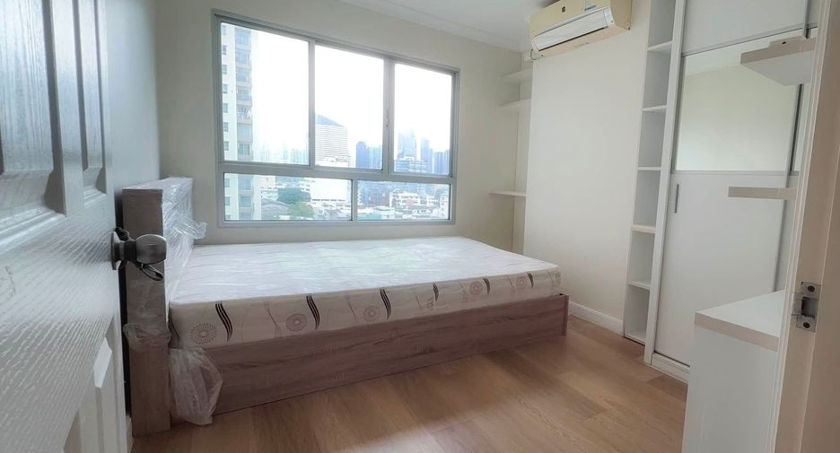 Condo en alquiler de 2 habitaciones en Huai Khwang, Bangkok