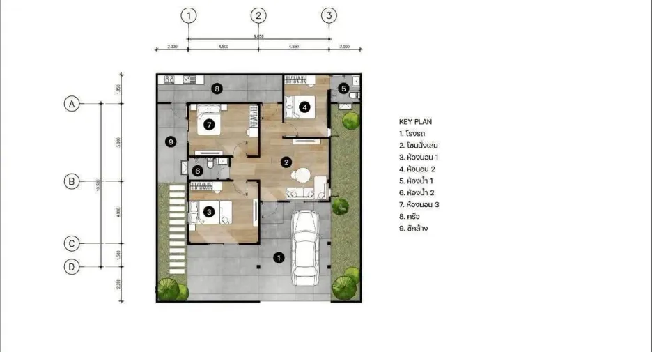 Haus zum Kauf mit 3 Zimmer in Thalang, Phuket