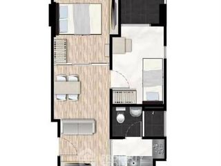 For rent 1 bed condo in Bang Kho Laem, Bangkok