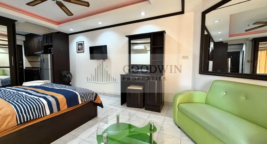 For rent studio condo in Jomtien, Pattaya