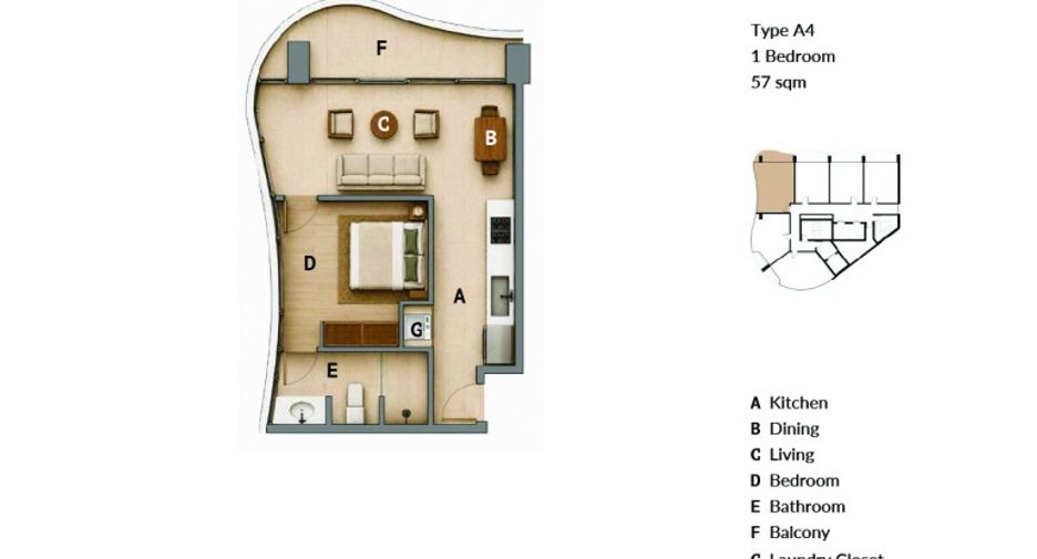 Condo en venta de 1 habitaciones en Bang Lamung, Chonburi