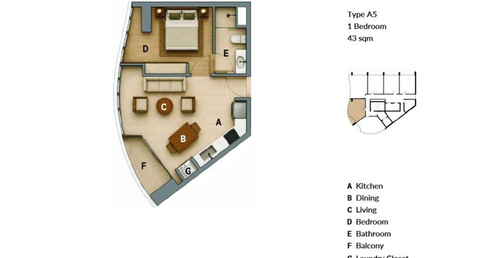 Condo en venta de 1 habitaciones en Bang Lamung, Chonburi