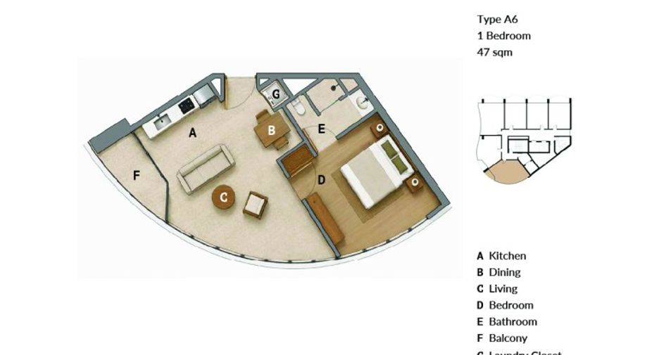 Condo en venta de 1 habitaciones en Bang Lamung, Chonburi