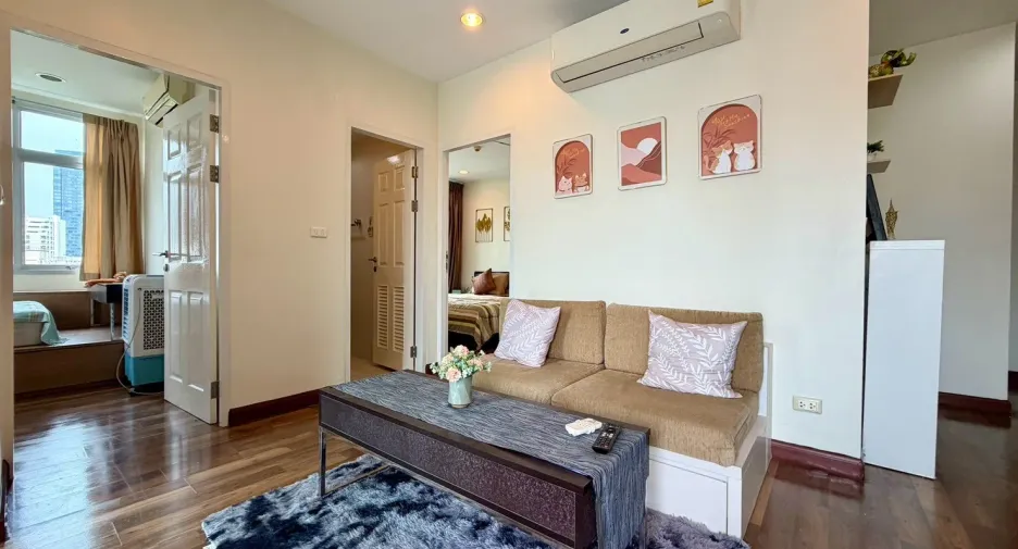À louer 2 chambres condo à Ratchathewi, Bangkok