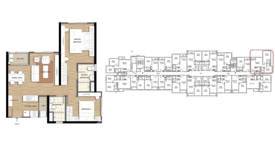 À vendre 2 chambres condo à Bang Na, Bangkok