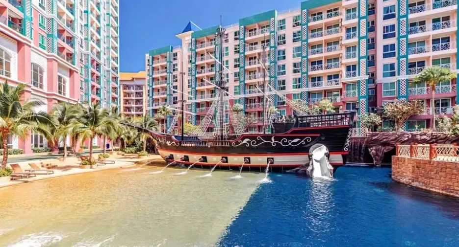 À vendre 1 chambre condo à Jomtien, Pattaya