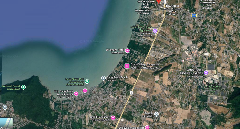 For sale land in Na Jomtien, Pattaya