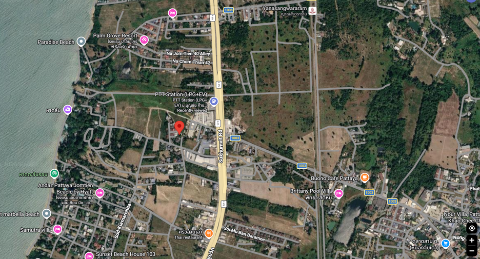 For sale land in Na Jomtien, Pattaya