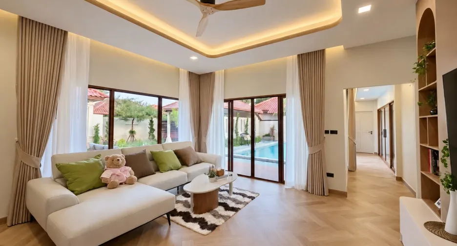 À louer 4 chambres villa à Huay Yai, Pattaya