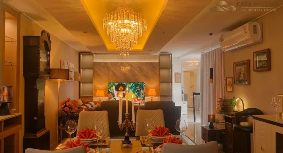 À vendre 2 chambres condo à Jomtien, Pattaya