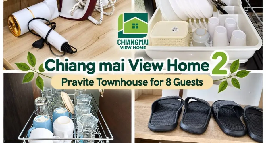 For rent 2 ベッドルーム townhouse in Mueang Chiang Mai, Chiang Mai