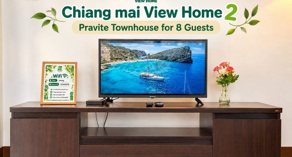 For rent 2 ベッドルーム townhouse in Mueang Chiang Mai, Chiang Mai