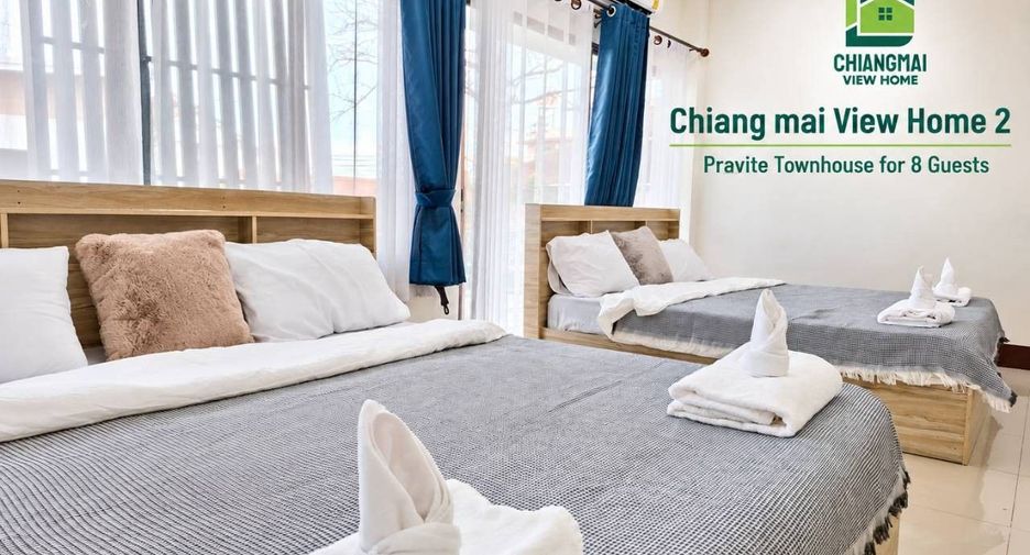 For rent 2 ベッドルーム townhouse in Mueang Chiang Mai, Chiang Mai