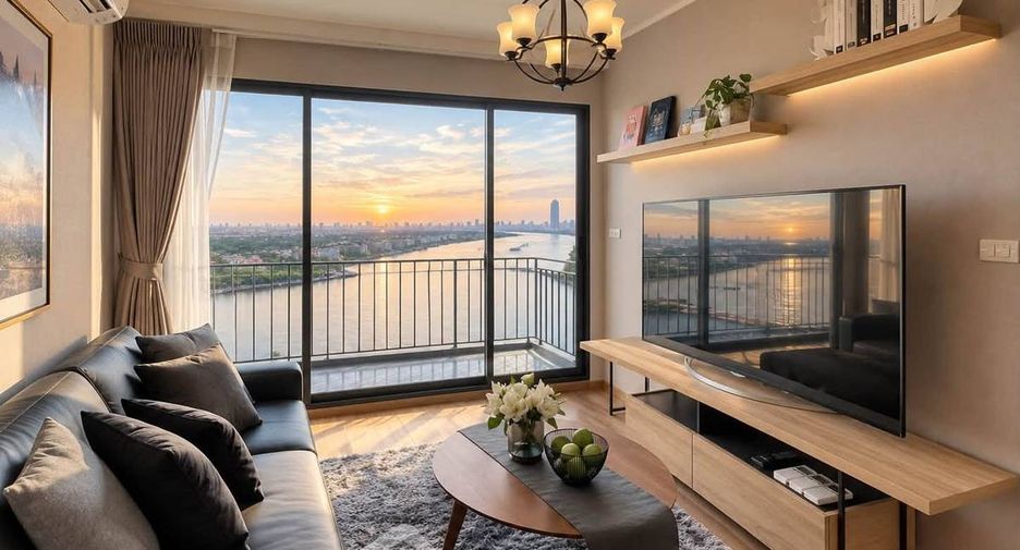For rent and for sale 2 bedrooms condo in Yan Nawa, Bangkok