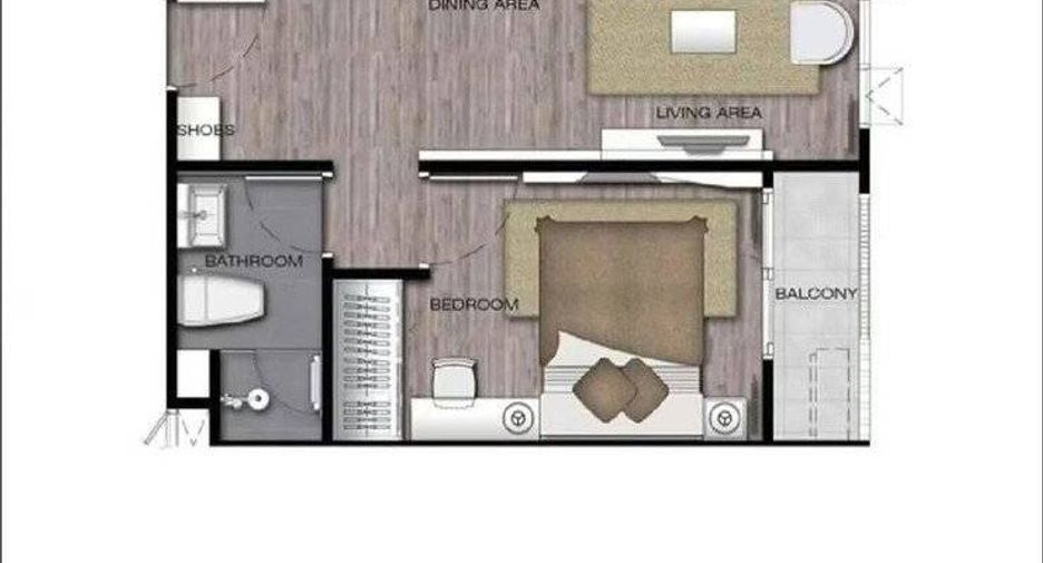 À vendre 1 chambre condo à Bangkok Noi, Bangkok