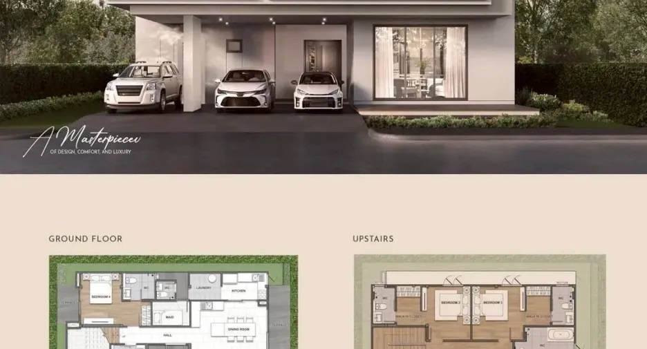 Haus zur Miete mit 4 Zimmer in Bang Phli, Samut Prakan