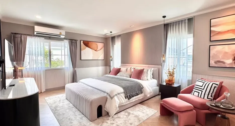 À louer 4 chambres maison à Bang Phli, Samut Prakan