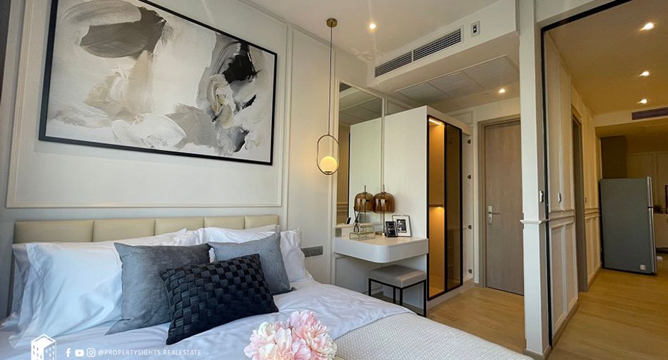 For rent 1 bed condo in Huai Khwang, Bangkok
