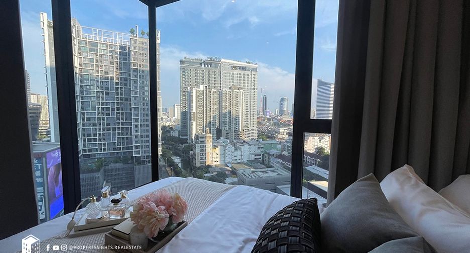For rent 1 bed condo in Huai Khwang, Bangkok