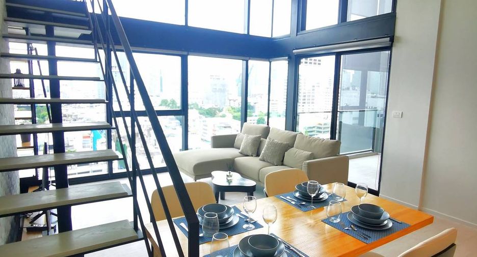For rent 2 bedrooms condo in Sathon, Bangkok