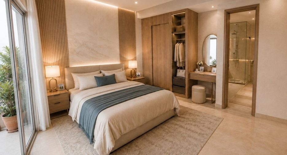 À vendre 1 chambre condo à Bang Lamung, Chonburi