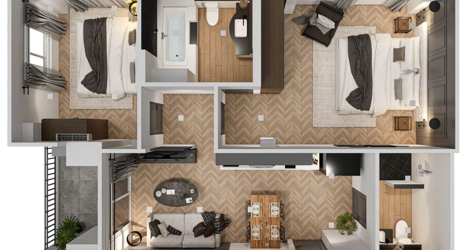 Condo en venta de 2 habitaciones en Kathu, Phuket