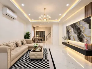 Casa adosada en alquiler de 3 habitaciones en Bang Lamung, Chonburi