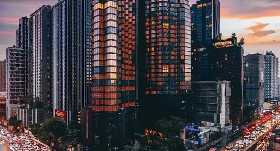 Wohnung zur Miete mit 1 Zimmer in Huai Khwang, Bangkok