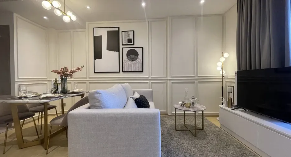 Wohnung zur Miete mit 1 Zimmer in Huai Khwang, Bangkok