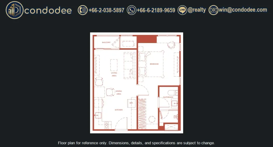 À vendre 1 chambre condo à Phaya Thai, Bangkok