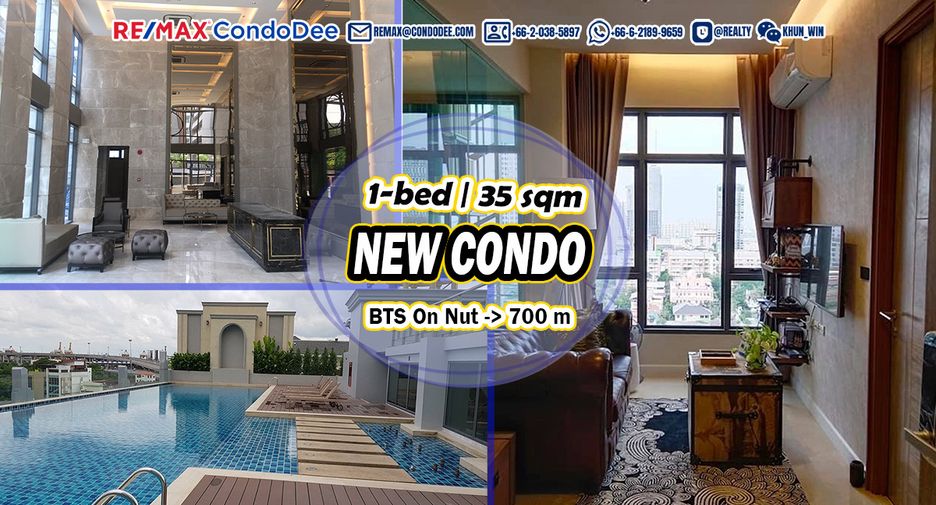 For sale 1 bed condo in Phra Khanong, Bangkok