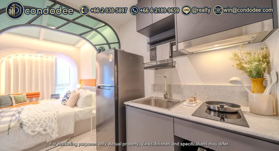For sale 1 bed condo in Huai Khwang, Bangkok