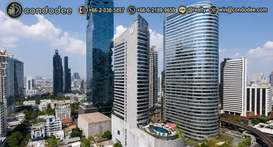 À vendre 3 chambres condo à Sathon, Bangkok