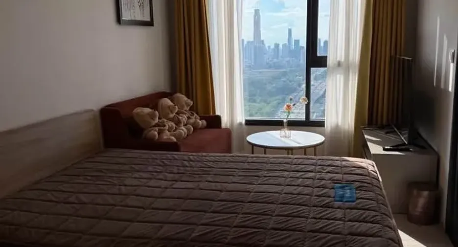 For rent 1 bed condo in Huai Khwang, Bangkok
