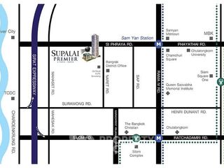 For rent 2 bedrooms condo in Bang Rak, Bangkok