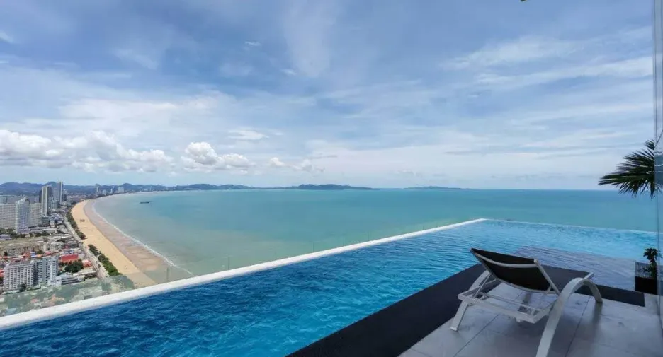 For rent 2 bedrooms condo in Jomtien, Pattaya