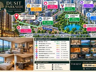 Condo en alquiler de 1 habitaciones en Bang Rak, Bangkok