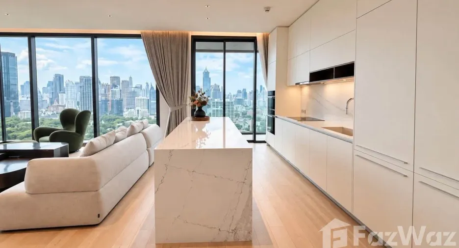 Condo en alquiler de 3 habitaciones en Sathon, Bangkok