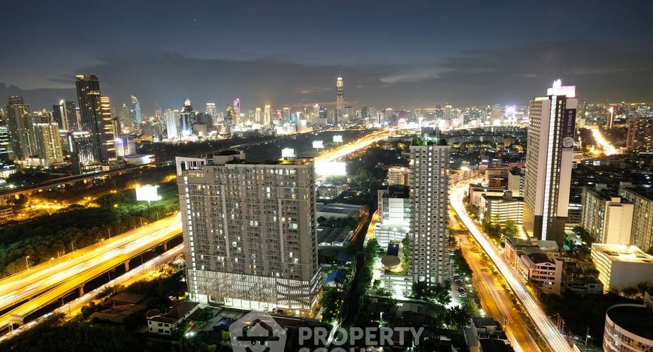 Wohnung zur Miete mit 1 Zimmer in Huai Khwang, Bangkok