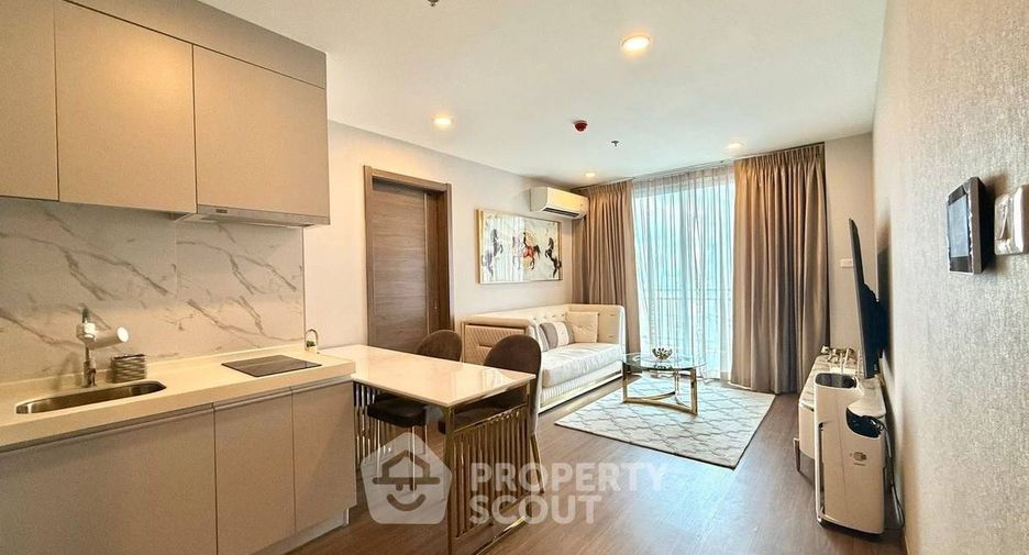 Wohnung zur Miete mit 1 Zimmer in Huai Khwang, Bangkok