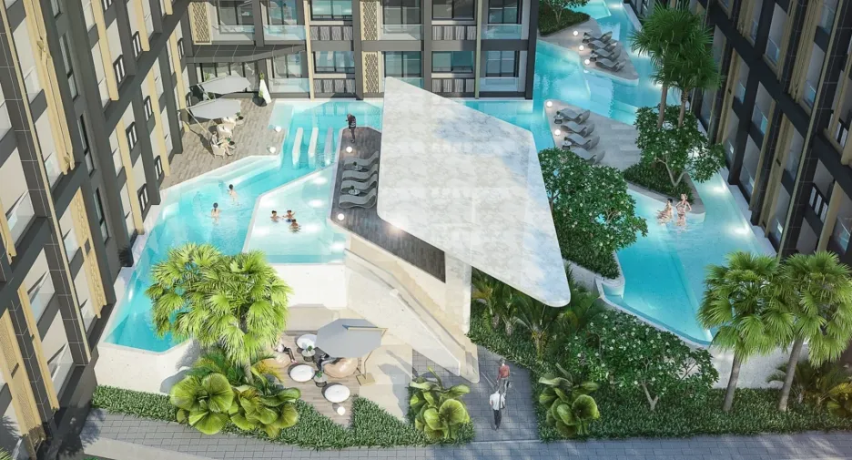 À vendre 1 chambre condo à Jomtien, Pattaya