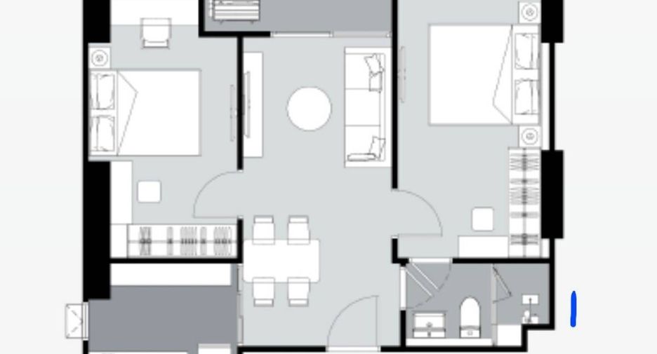 Продажа 1 кровать кондо в Тхон Бури, Бангкок